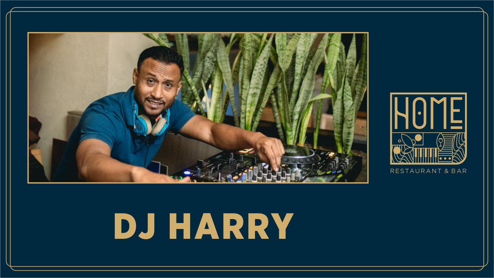 DJ Harry performing live at HOME Delhi with energetic electronic dance music and vibrant nightlife atmosphere.
