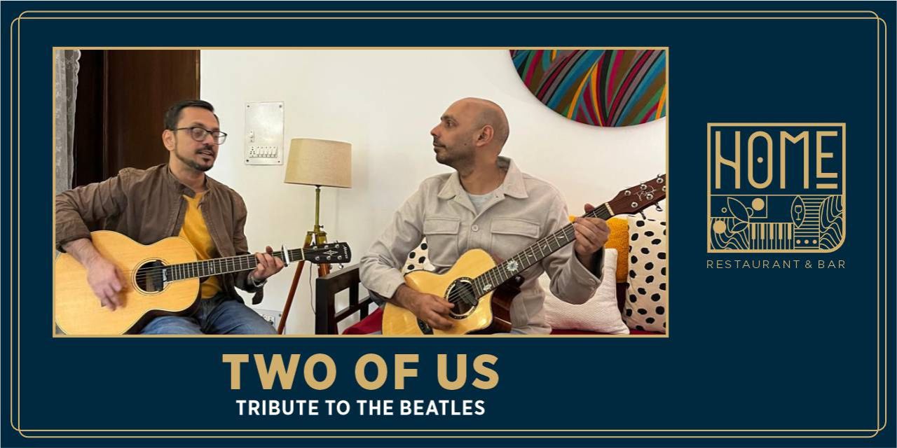 Two Of Us performing a live Tribute to The Beatles followed by DJ Harry at 9:30 PM